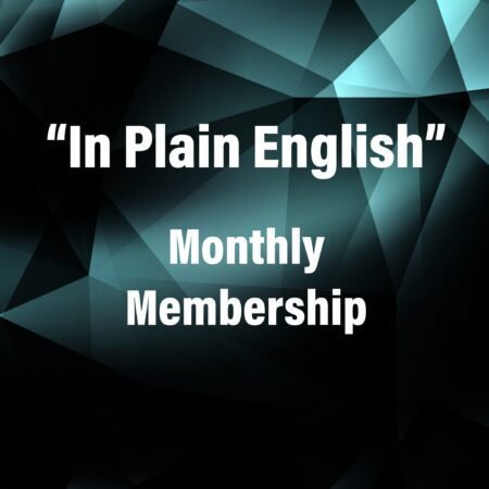 In Plain English Membership - Exclusive Offer